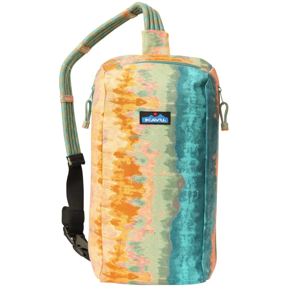 KAVU - Switch Slinger Rope Pack Rucksack - Coastal Tie Dye - 16 x 8.5